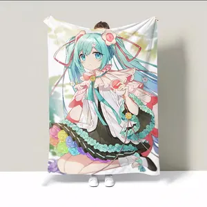 New M-mikuadorn Blanket For Living Room Bedspread On The Bed Throw Summer Comforter Fluffy Soft Blankets And Throws Sofa Nap