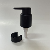 Pompe à lotion 24/410 avec capuchon en aluminium anti-déversement et fermeture lisse pour lotions, savons liquides et cosmétiques