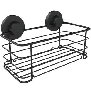 Jutye बाथरूम स्टेनलेस स्टील धातु स्नान दीवार शेल्फ चूषण कप गहरी बौछार धारक चायदान - Product Image 4