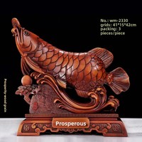 Décoration de salon, meuble TV, meuble à vin, décoration de maison, décoration de bureau, cadeaux artisanaux, poisson dragon doré