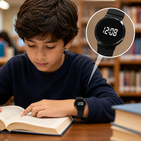 Nouvelle montre numérique LED lumineuse de sport de plein air de luxe pour adolescents, étudiants, enfants, unisexe