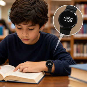 Nouvelle <span class=keywords><strong>montre</strong></span> numérique LED lumineuse de sport de plein air de luxe <span class=keywords><strong>pour</strong></span> adolescents, étudiants, enfants, unisexe - Product Image 3