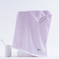 Serviette de visage en bambou douce et respirante, serviette de toilette respectueuse de la peau, serviette de beauté classique, serviette de salle de bain