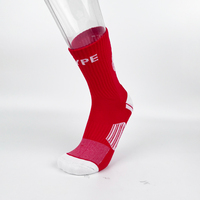 Chaussettes de sport de basketball pour hommes et jeunes, avec logo personnalisé, tricotées, à double compression athlétique, OEM, vente en gros