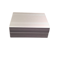 100x44 corps fendu en alliage d'aluminium 6063 IP54 évalué boîtier de commande amplificateur revêtement en poudre boîtier extrudé personnalisable