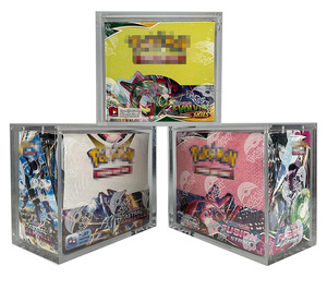 Hic cao cấp 5mm rõ ràng <span class=keywords><strong>Acrylic</strong></span> Pokémon tăng cường Hộp bảo vệ hiển thị trường hợp hiện đại từ UV kháng Nắp TCG cho etb trường hợp - Product Image 6