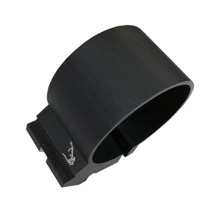 เจาะรูล็อคแหวน Cnc ชิ้นส่วนเครื่องจักรกลจีนโรงงานอลูมิเนียม Anodize เป็นสีดำแกะสลักเลเซอร์บริการ - Product Image 6