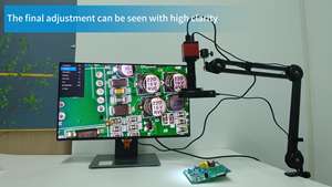 YIZHAN 디지털 현미경 13MP 1080P VGA 산업용 레드 카메라 150X 줌 렌즈 접이식 브래킷 - Product Image 2