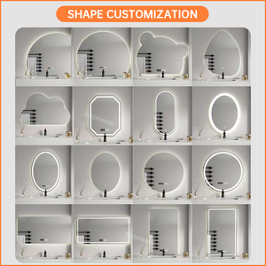 Quảng đông thiết kế LED chiếu sáng không khung gương phòng tắm Phong Cách Hiện Đại Treo Tường cảm biến cảm ứng chuyển fogless điều chỉnh - Product Image 3