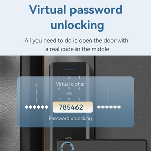 Wifi từ xa App conteol an ninh Keyless nhập mật khẩu kỹ thuật số sinh trắc học vân tay ttlock tuya điện tử thông minh khóa cửa - Product Image 5