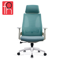 Chaise à dossier haut ergonomique en maille, mobilier de bureau pivotante, à dossier haut, meuble Commercial