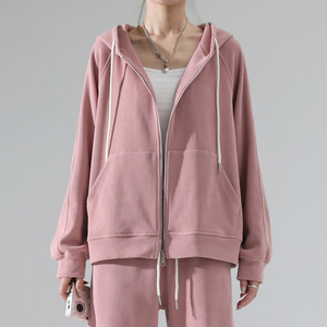 Ensemble sportif décontracté pour femme, nouveau style printemps-automne-hiver, veste sweat-shirt et pantalon large, ensemble deux pièces - Product Image 1