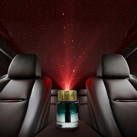 Diffuseur de Parfum Automobile en Verre Lumière de Projection Ciel Étoilé Décoratif Humidificateur Intelligent pour Voiture Aromathérapie YS
