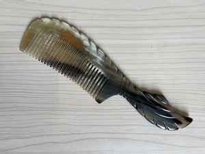 Handmade Buffalo Horn <b>Hair</b> <b>Comb</b> Smooth Wide Tooth Polished Natural Horn <b>Comb</b> <b>For</b> <b>Men</b> Women Reduces <b>Hair</b> Static & Promotes Shine - Product Image 2
