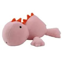 Симпатичная большая обнимающая розовая мягкая подушка в виде животного, утяжеленная плюшевая подушка динозавра
