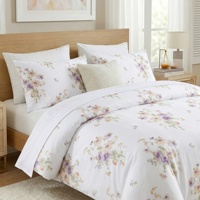 Housse de couette en coton imprimée pigmentaire personnalisée, lavable, 40 pièces, 130x70, 3 pièces, style chinois, motif floral, polyester, directement de l'usine