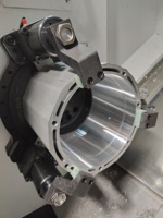 Centre de tournage à tourelle THK robuste avec système de commande CNC, longueur 935 mm, 1000M SYNTEC 2 axes 12 stations simple