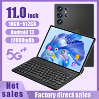 Tablet S23U Streamer de 11 Pulgadas, 16 GB, 1 TB, 108 MP, Redes Sociales, Batería de Larga Duración de 8000 mAh, Tablet de Dibujo 5G, Accesorios al por Mayor, OEM
