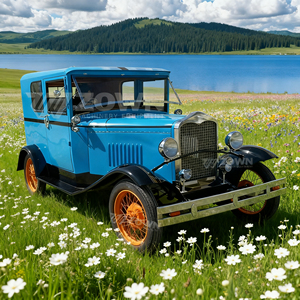 Voiture électrique classique de luxe vintage, véhicule classique personnalisé 5 places avec une longue autonomie, économique, transport spécial - Product Image 4