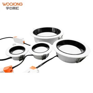 Woojong COB sâu chống chói sắt Downlight kiểm soát chính xác ánh sáng phát ra ánh sáng đồng đều đẹp