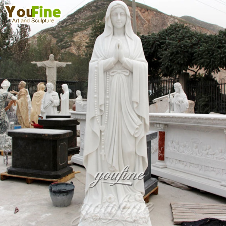 セール！即日納品！ 大理石風 聖母マリア像 彫像 彫刻高さ 約