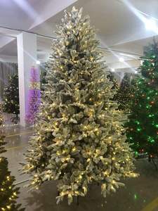 Supplier <strong>Light-up</strong> Hinged Branches Spruce PE PVC Mix Christmas <strong>Tree</strong> From Manufacturer - Product Image 2