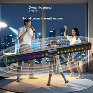 10W ABS Su Geçirmez Soundbar Hoparlör, USB Uzaktan Kumandalı, Dahili Kablosuz Stereo Subwoofer, Ev Sineması ve TV/PC için - Product Image 4