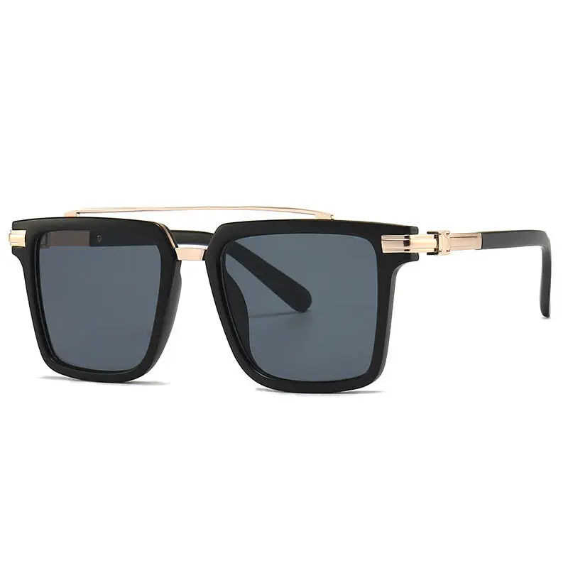 2022 New Arrivals Fashion Design Plastic Square frame Vintage UV400 Sunglasses sun glasses Women Men