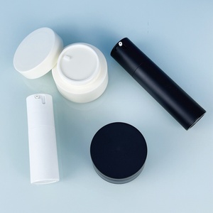 Factory Cheaper Price Cosmetic Black White PP Airless <b>Bottle</b> <b>Perfume</b> Container Refill Travel Packaging 15ml 30ml 50ml - Product Image 6