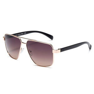 Nouveauté Designer, mode, lunettes de soleil métal OEM, personnalisées, UV400, lunettes de soleil polarisées rétro de haute qualité, lunettes de sol pour hommes - Product Image 4