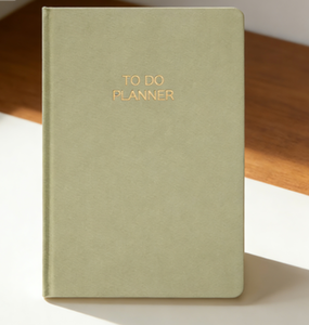 Custom A5 Monthly Goal <b>Journal</b> Writing Notebook Hardcover Linen Fabric Cover Custom Print <b>Diary</b> with Logo for Gift - Product Image 1