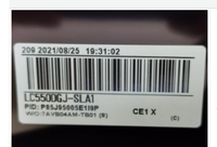 Panel Kaca LG 55 Inci Baru LC550DGJ-SLA1 HV550QUB-F1D ST5461D18-5 LC550EQC-SPA2 LC550EQC-SSA2 ST5461D11-2TV