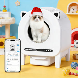 Caja de arena para gatos de fábrica, ecológica, duradera, de gran capacidad, fácil de limpiar, para uso doméstico. - Product Image 1