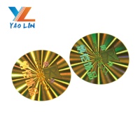 Autocollant laser holographique étanche auto-adhésif Autocollants hologrammes en vinyle avec logo laser