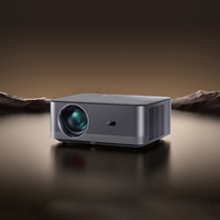 Projecteur LCD portable HTP H80 nouvelle conception, résolution Full HD 1080P, 450 lumens ANSI, LTPS, pour entreprise et home cinéma