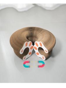 Pola kustom penjualan paling laris mainan kucing papan gores Organ kucing dengan bel Gerinda kuku kucing - Product Image 5