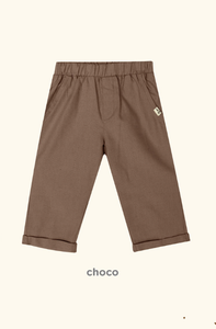 Pantalons longs pour bébé, taille élastique, pantalons décontractés pour tout-petits et enfants, couleurs chocolat noisette, bonne qualité - Product Image 4