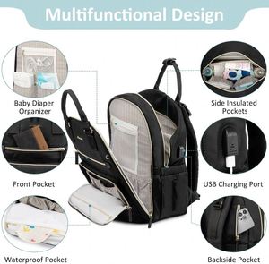 Échantillon Gratuit : Ensemble de Quatre Sacs à Langer de Voyage Multifonctionnels pour Maman - Product Image 5