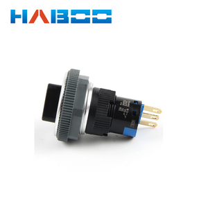Haboo 16mm 2/3 vị trí ROTARY Thiết bị chuyển mạch tự trở lại bán buôn OEM on off ROTARY Selector Knob momentary push <span class=keywords><strong>button</strong></span> - Product Image 3