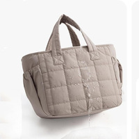 Sac à déjeuner isotherme matelassé personnalisé, sac de pique-nique portable à main, grande capacité, résistant à l'eau
