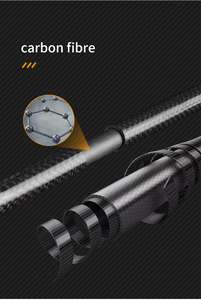 <span class=keywords><strong>Bastones</strong></span> de <span class=keywords><strong>Trekking</strong></span> Plegables de Fibra de Carbono, Ligeros, para Senderismo, Montañismo, Correr y Caminar, con Cordón de Ajuste - Product Image 3