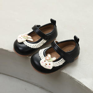 أحذية كاحل أنيقة للفتيات بتصميم كرتوني لطيف مع فيونكة، أحذية أطفال جديدة للمشي لربيع وخريف <span class=keywords><strong>2026</strong></span> مصنوعة من البولي يوريثين - Product Image 3