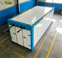 Four de cuisson continu automatique pour ligne de revêtement en poudre, ligne industrielle de fabrication de composants métalliques en aluminium extrudé