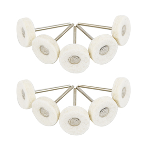 הרגיש ליטוש מרוט גלגלים נקי כרית גלגלי נקודת Bits גריסה רוטרי כלי רך ליטוש מרוט גלגל 100pcs