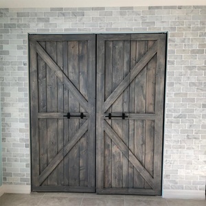 Porte Interne <span class=keywords><strong>Pieghevoli</strong></span> a <span class=keywords><strong>4</strong></span> <span class=keywords><strong>Ante</strong></span> in Stile Rustico con Cerniere - Product Image 3
