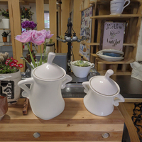 Pot de luxe vintage en céramique émaillée en forme de citrouille, design floral unique pour jardin, support de table extérieur pour plantes d'intérieur