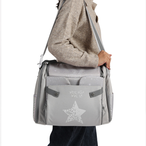 <span class=keywords><strong>Porta</strong></span> pannolini da viaggio lettino da trekking 3 In 1 passeggino per culla Mini ragazzi ragazze zaino protettore borsa per il cambio del bambino della madre - Product Image 5
