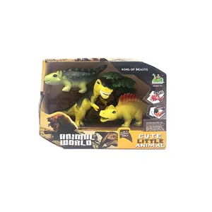 Wholesale Static Scene - Dinosaur Combo Toy T-Rex Spinosaurus Model Toy Plastic Animal Toys For Kids