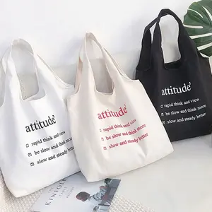 Customized Foldable large capacity Casual Cotton Canvas Shopping Tote Bag Oversized Canvas Cotton Bag
