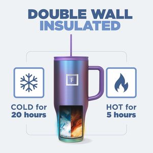 Travel & Sports Insulated Stainless Steel BPA-Free Water Bottle Leakproof Vacuum <b>Flask</b> & Thermos - Product Image 4